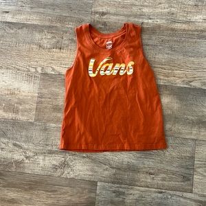 Burnt orange|Lightly worn|Vans